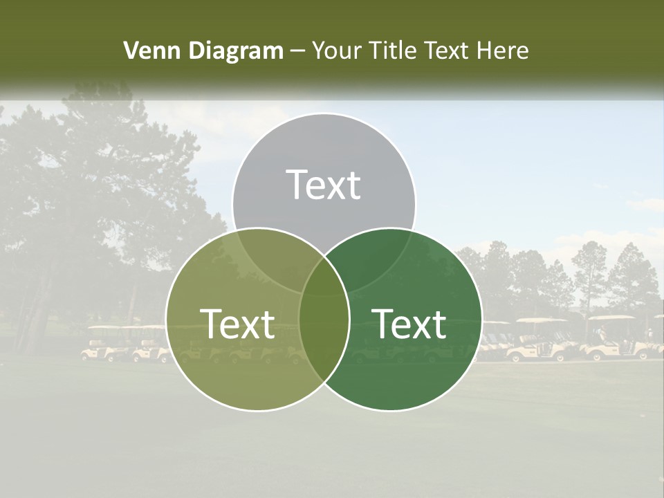 Club Course Tee PowerPoint Template