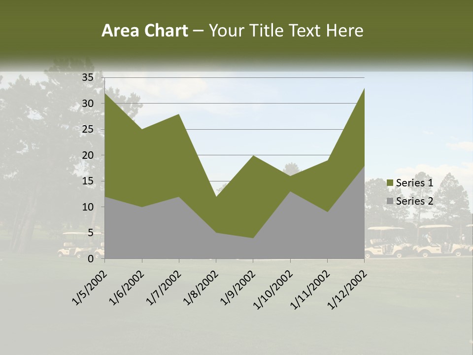 Club Course Tee PowerPoint Template