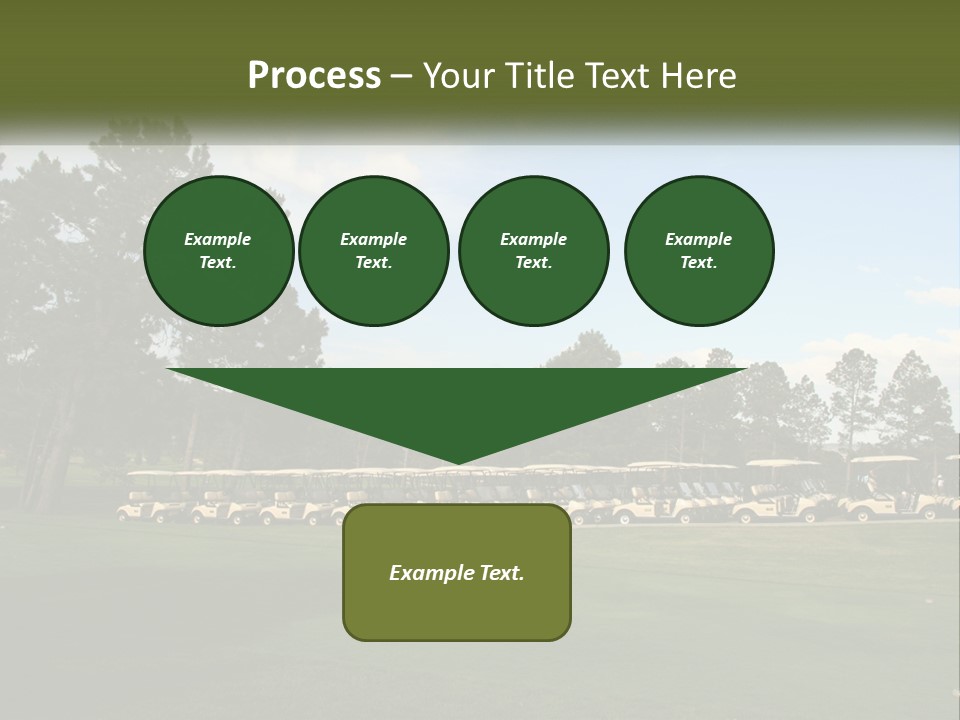 Club Course Tee PowerPoint Template