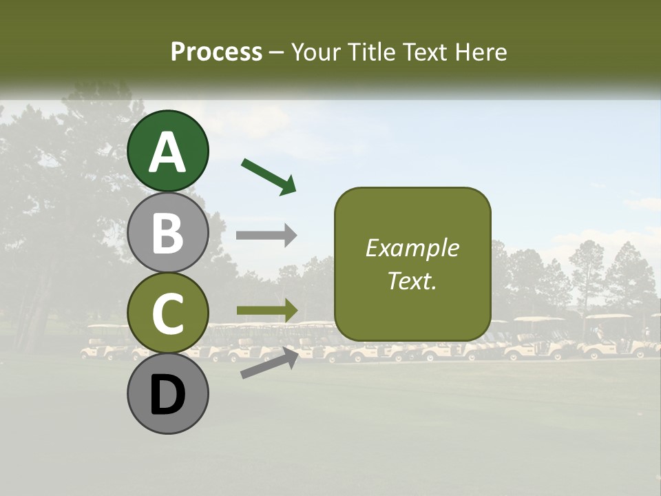 Club Course Tee PowerPoint Template