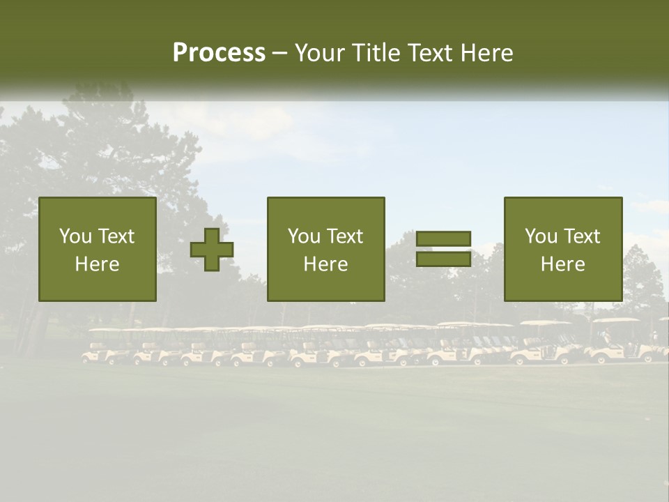 Club Course Tee PowerPoint Template