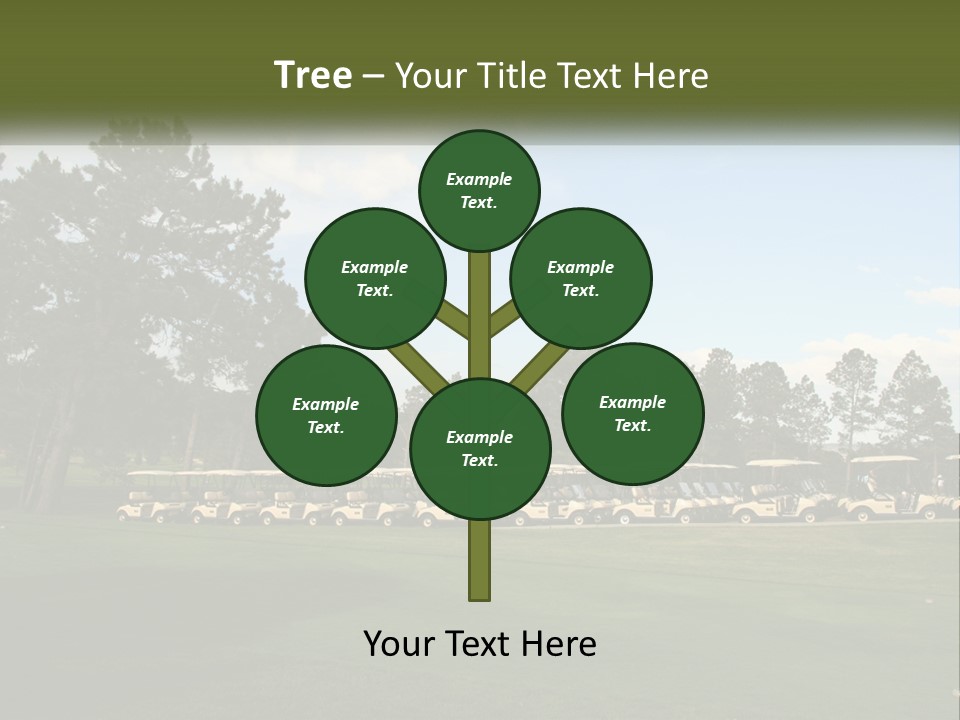 Club Course Tee PowerPoint Template