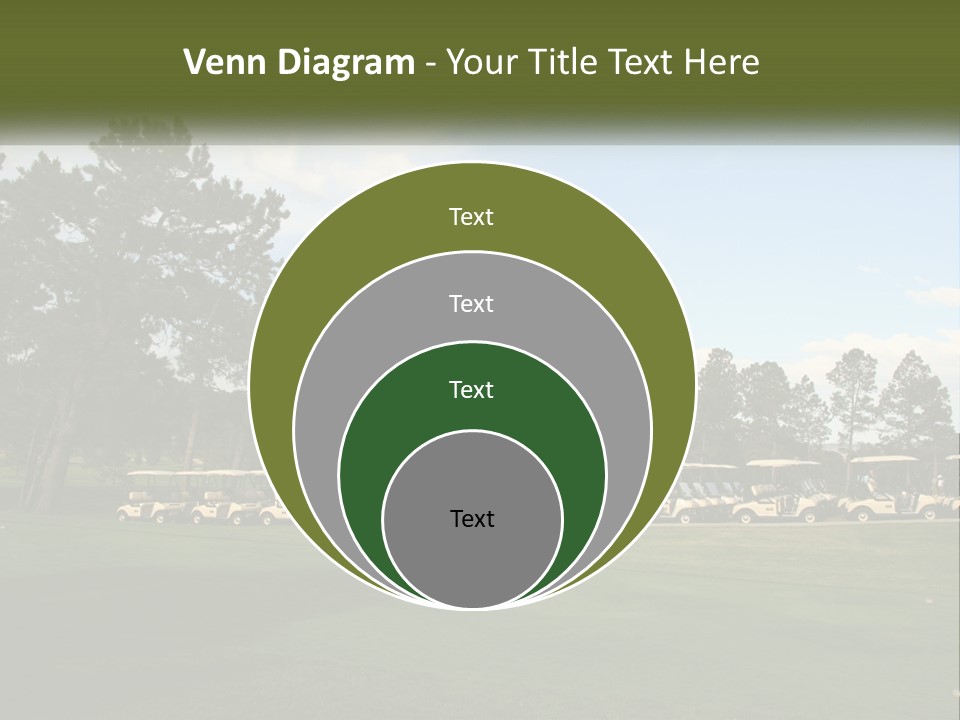 Club Course Tee PowerPoint Template