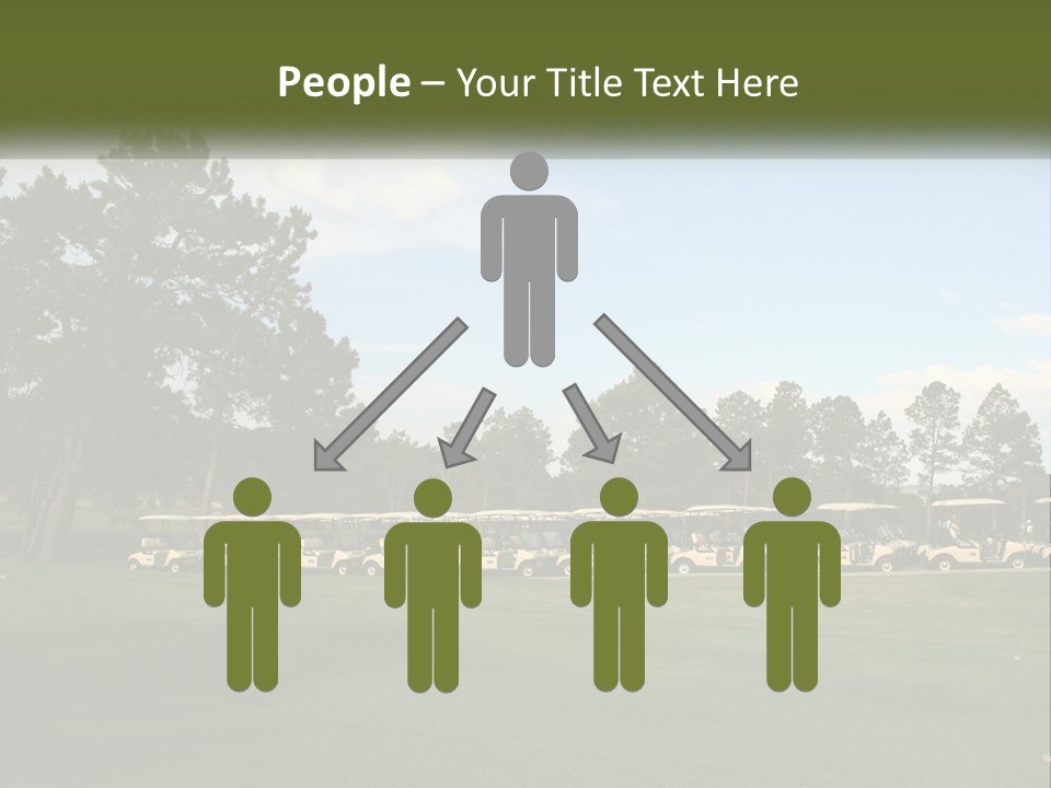 Club Course Tee PowerPoint Template