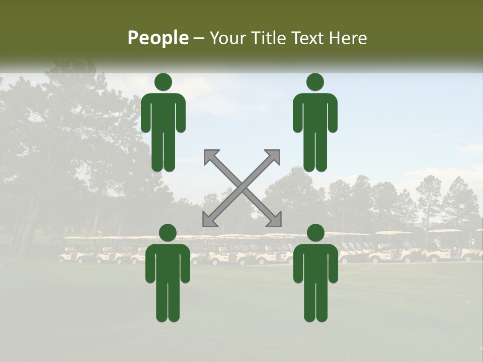 Club Course Tee PowerPoint Template