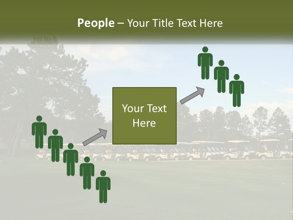 Club Course Tee PowerPoint Template