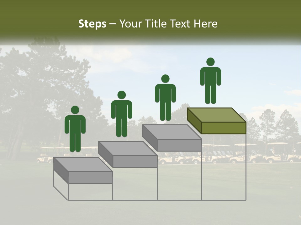 Club Course Tee PowerPoint Template