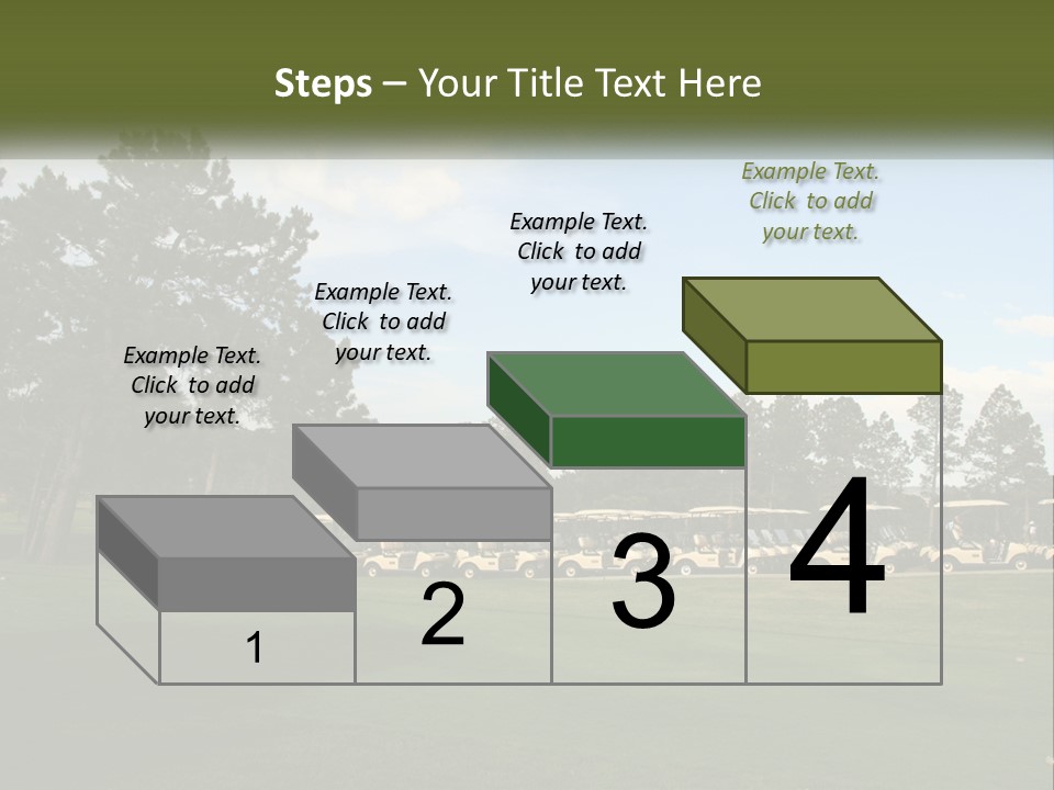 Club Course Tee PowerPoint Template