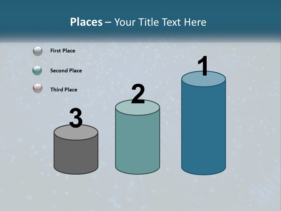 Space Blue Background PowerPoint Template