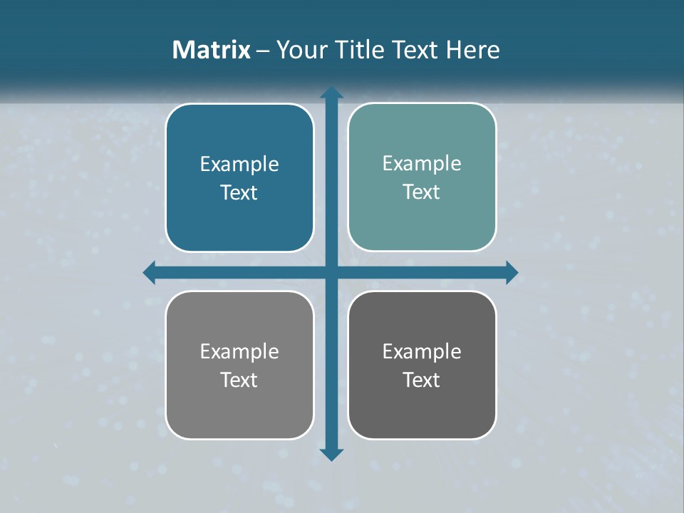 Space Blue Background PowerPoint Template