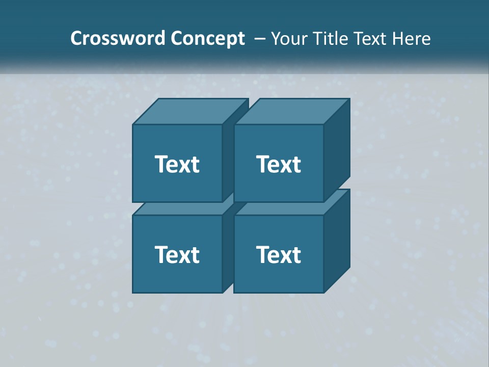 Space Blue Background PowerPoint Template