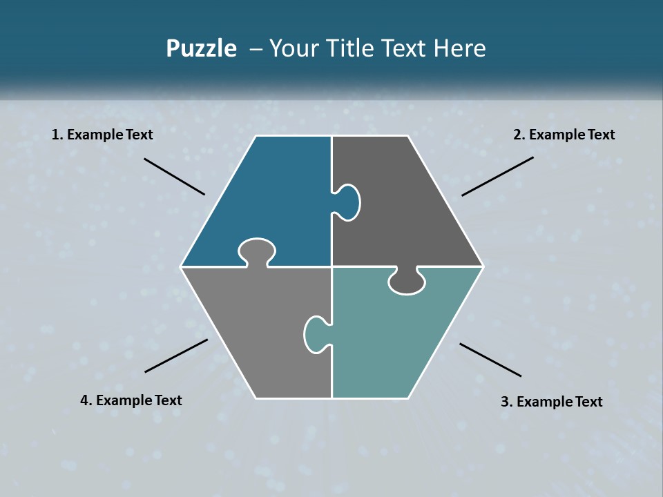 Space Blue Background PowerPoint Template