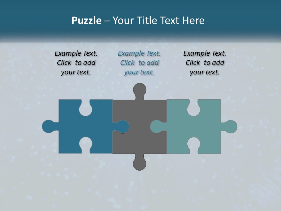 Space Blue Background PowerPoint Template