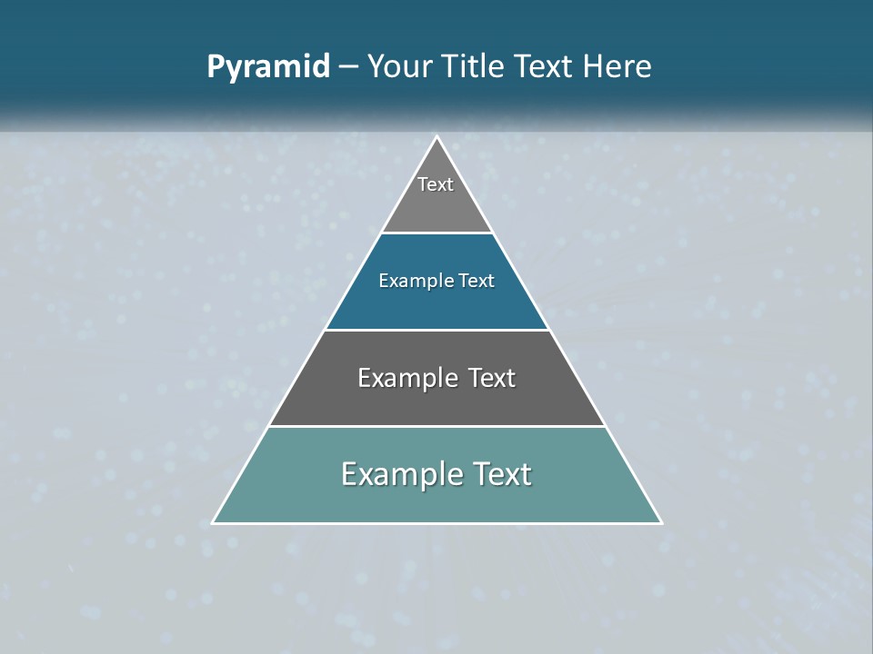 Space Blue Background PowerPoint Template