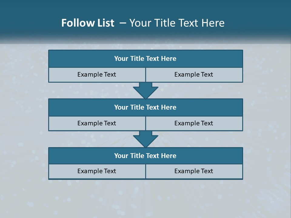 Space Blue Background PowerPoint Template