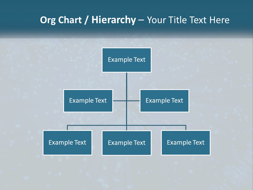 Space Blue Background PowerPoint Template