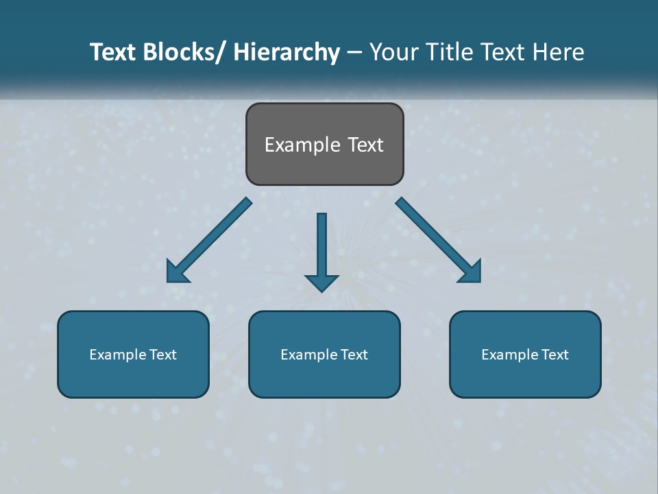 Space Blue Background PowerPoint Template