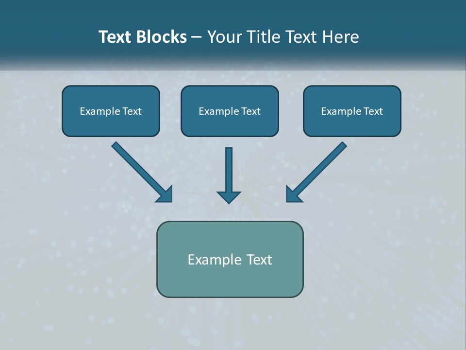 Space Blue Background PowerPoint Template