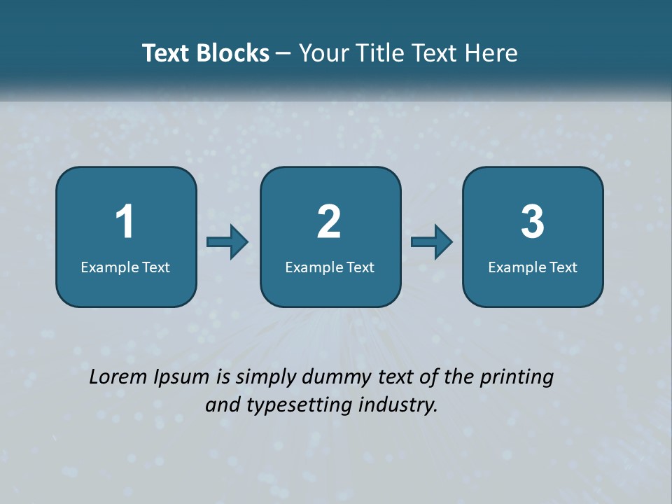 Space Blue Background PowerPoint Template