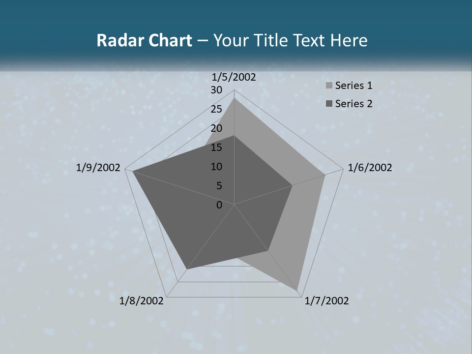 Space Blue Background PowerPoint Template