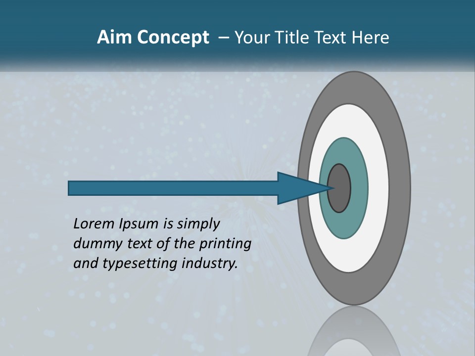 Space Blue Background PowerPoint Template