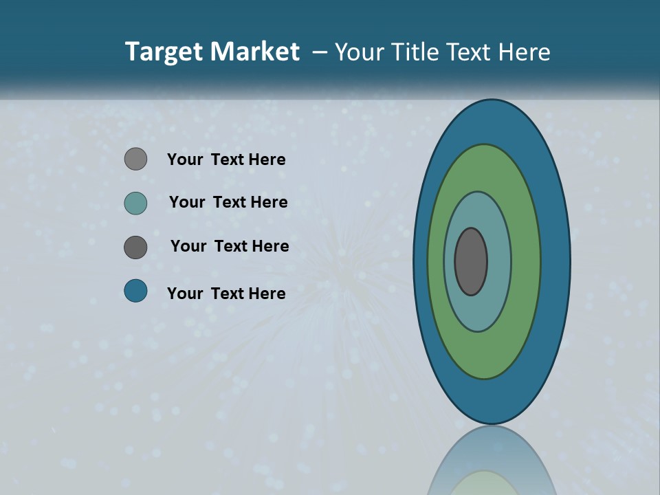 Space Blue Background PowerPoint Template