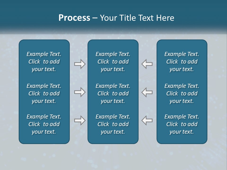 Space Blue Background PowerPoint Template