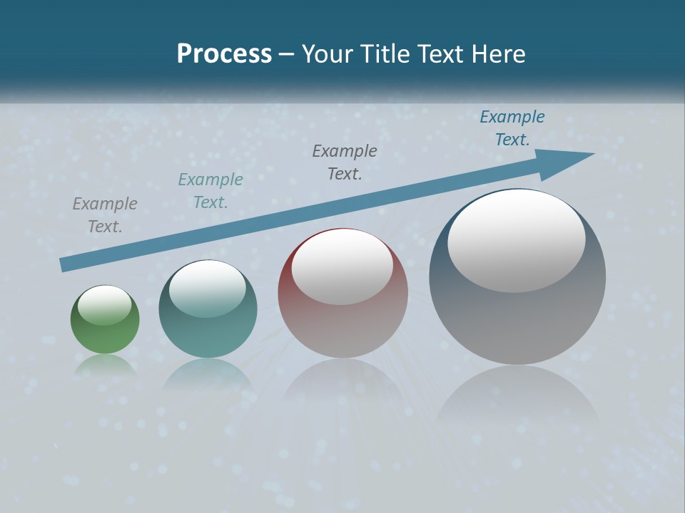 Space Blue Background PowerPoint Template