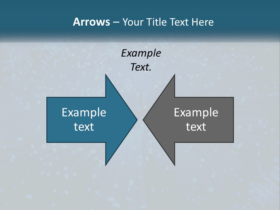 Space Blue Background PowerPoint Template