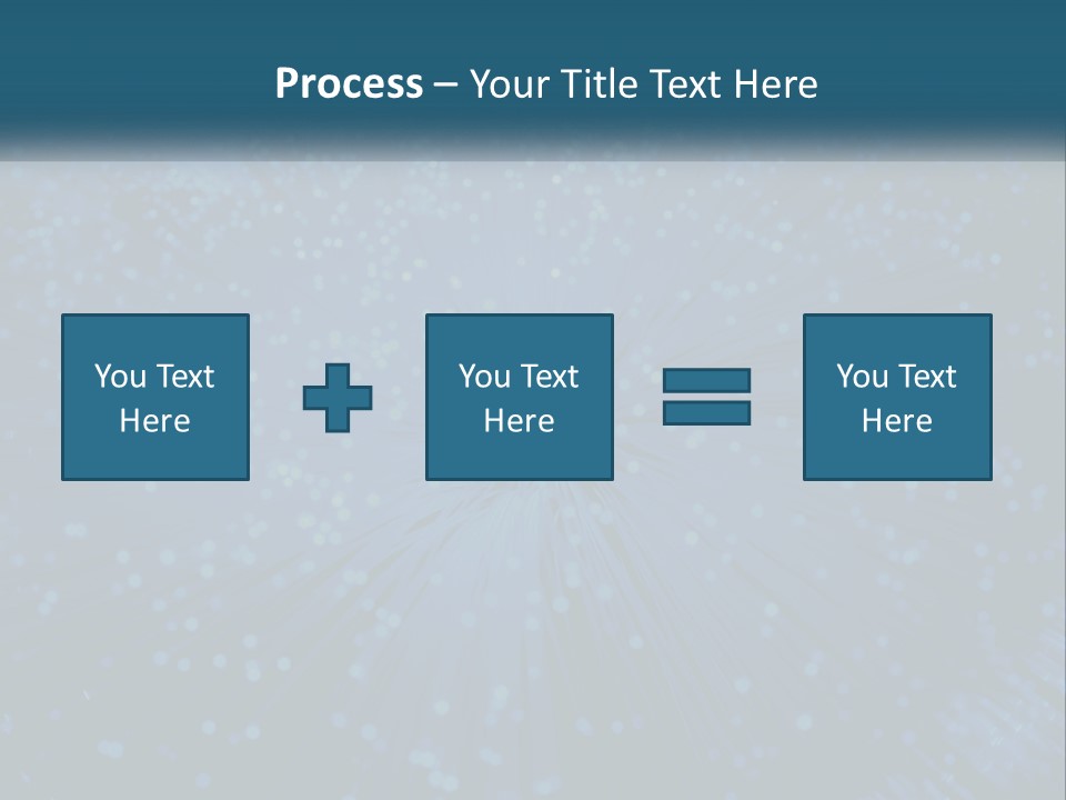 Space Blue Background PowerPoint Template