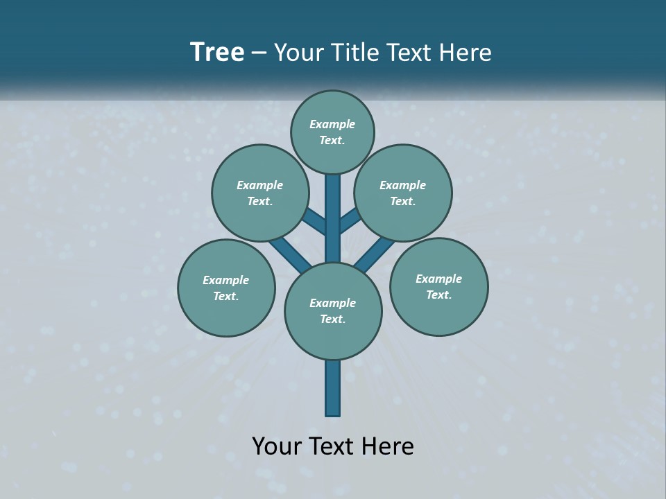 Space Blue Background PowerPoint Template