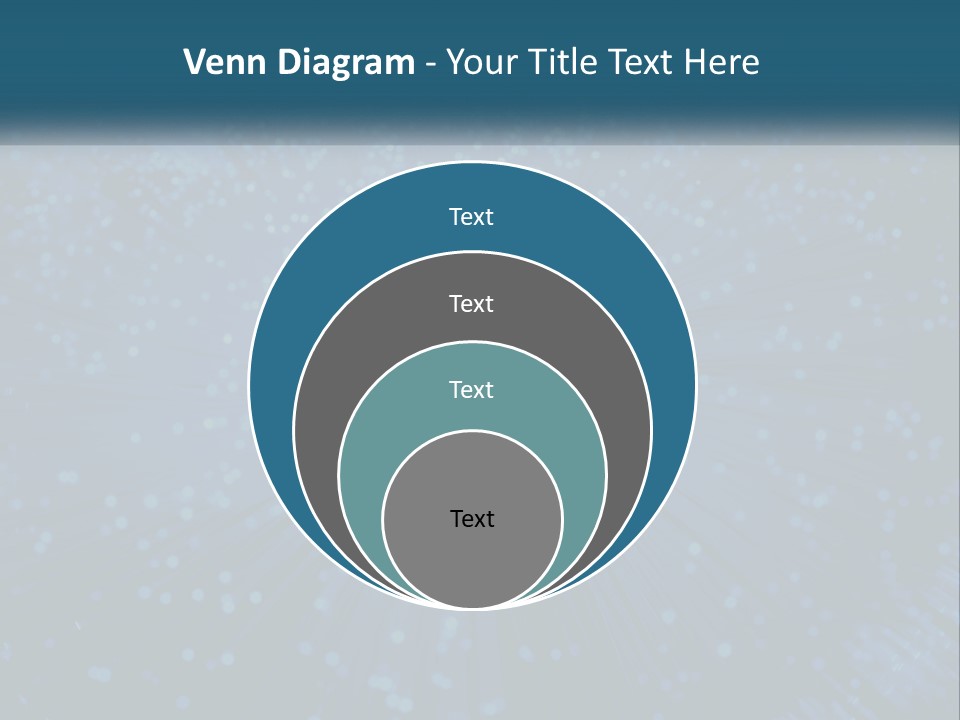 Space Blue Background PowerPoint Template