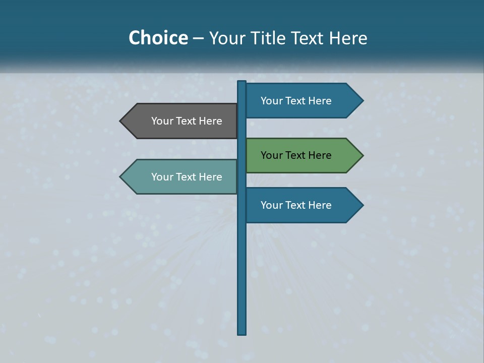 Space Blue Background PowerPoint Template