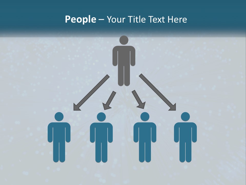 Space Blue Background PowerPoint Template