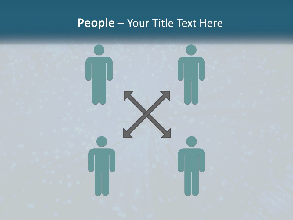 Space Blue Background PowerPoint Template