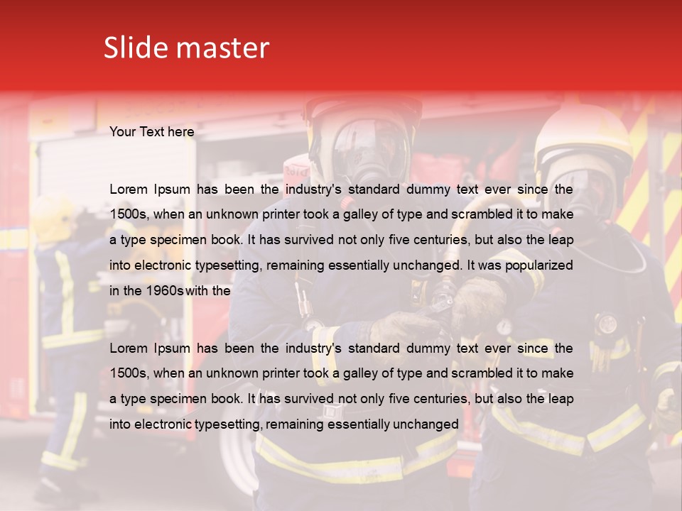 Suit Truck Looking PowerPoint Template