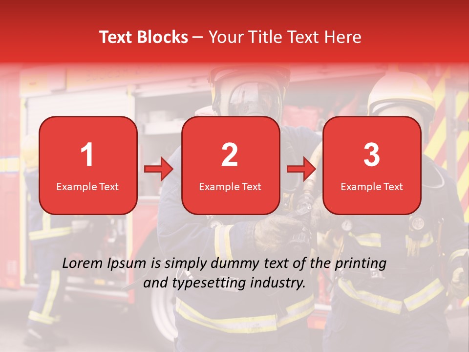Suit Truck Looking PowerPoint Template