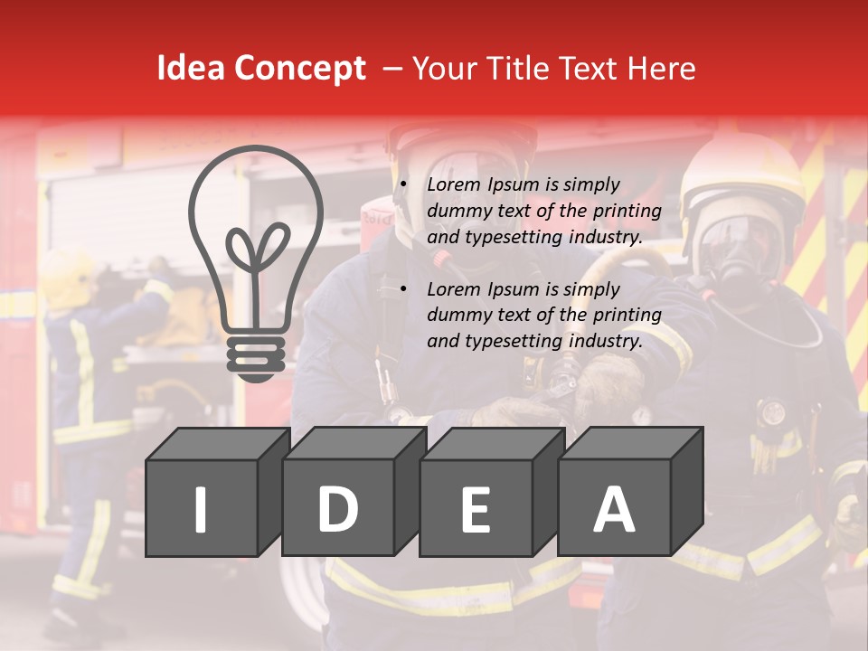 Suit Truck Looking PowerPoint Template