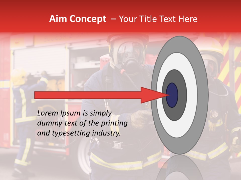 Suit Truck Looking PowerPoint Template