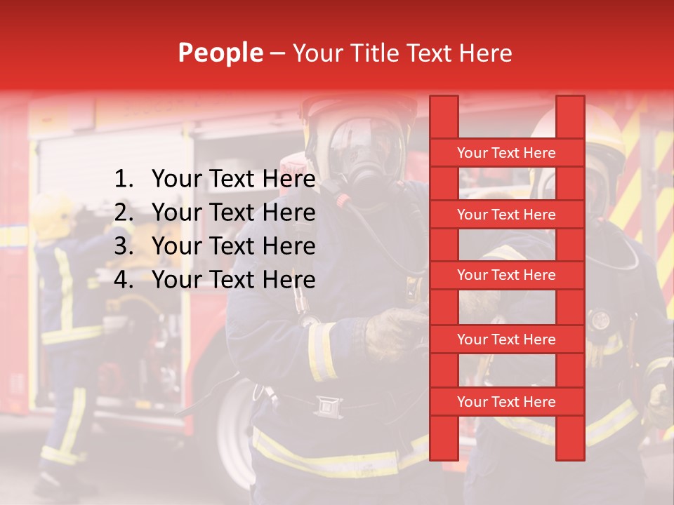 Suit Truck Looking PowerPoint Template