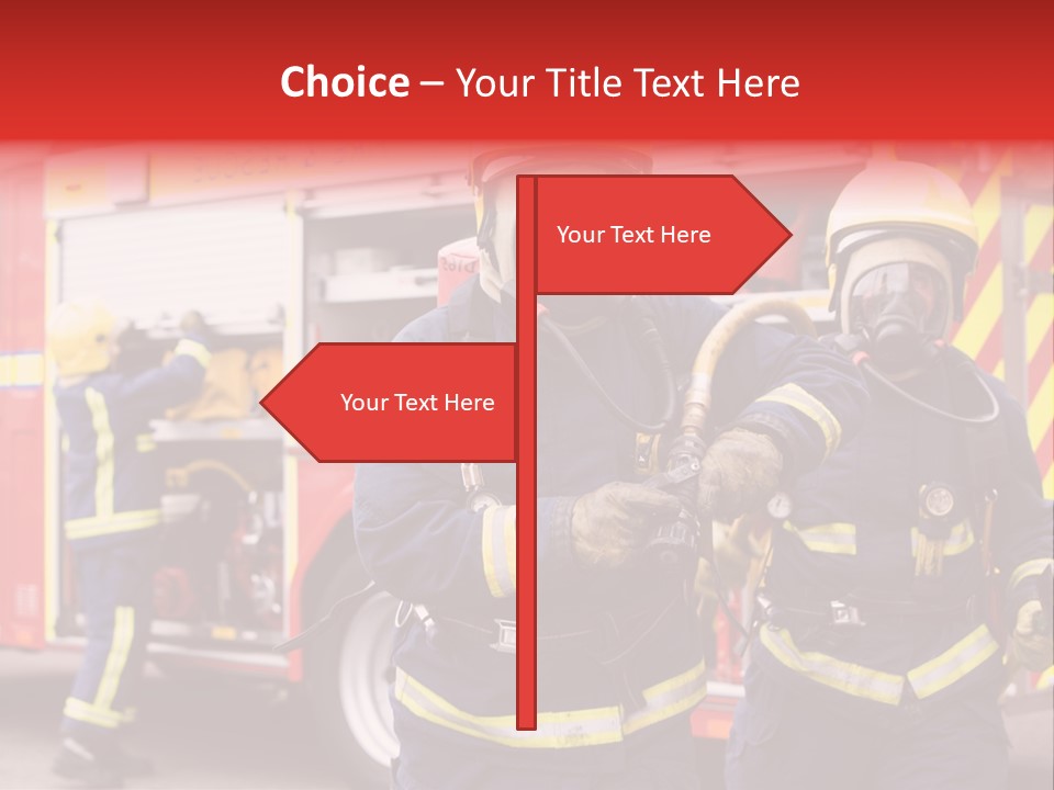 Suit Truck Looking PowerPoint Template