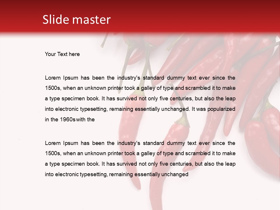 Asian Vegetable Ingredient PowerPoint Template