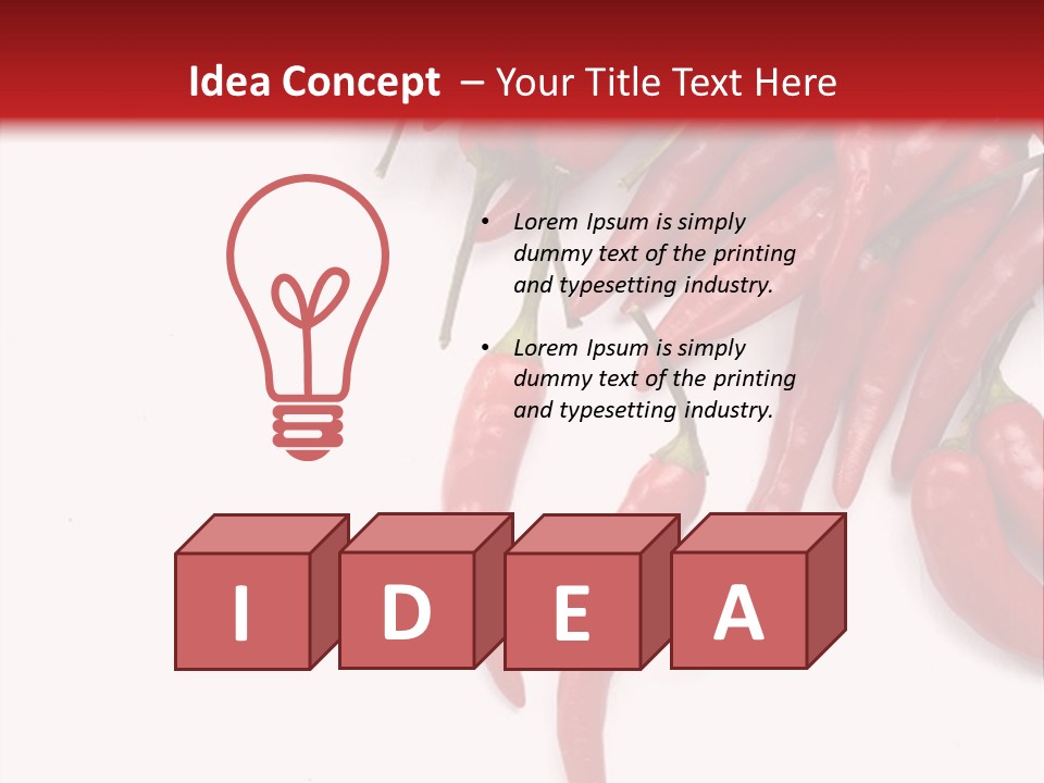 Asian Vegetable Ingredient PowerPoint Template