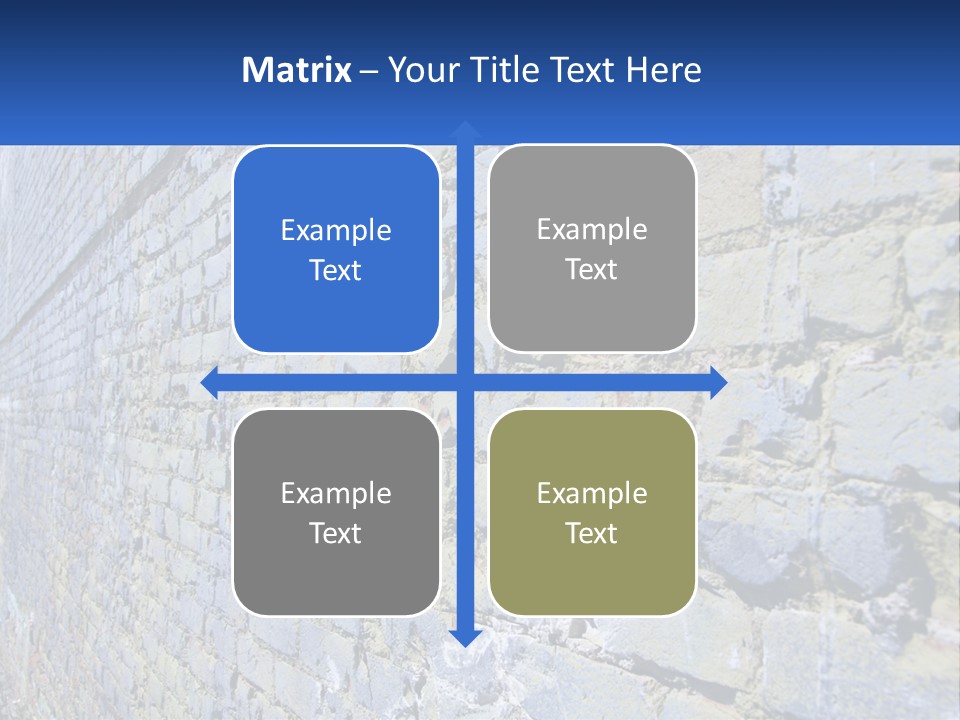 Plaster Wall Corners PowerPoint Template
