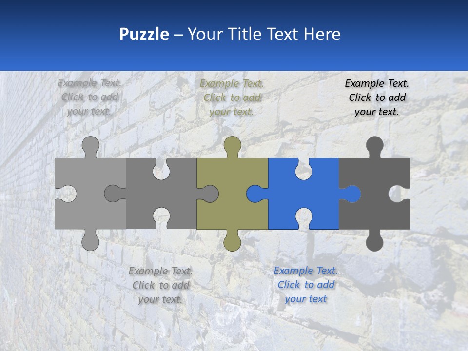 Plaster Wall Corners PowerPoint Template