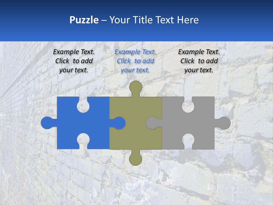 Plaster Wall Corners PowerPoint Template