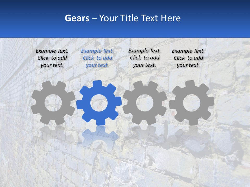 Plaster Wall Corners PowerPoint Template