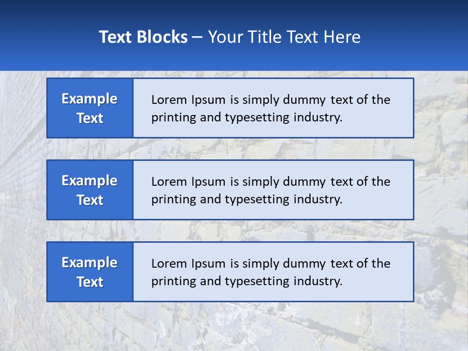 Plaster Wall Corners PowerPoint Template