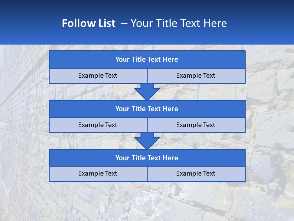 Plaster Wall Corners PowerPoint Template