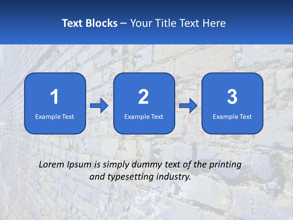 Plaster Wall Corners PowerPoint Template